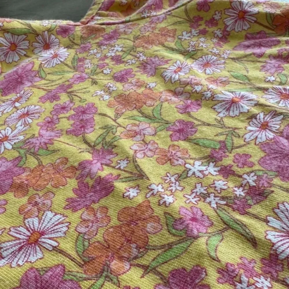 Children's Place Girls Size Medium 7/8 Blouse Lot of 2 Floral Tie front